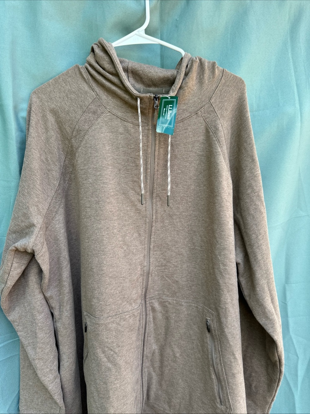NWT L.L. Bean Cozy Full-Zip Sweatshirt Hoodie 3X
